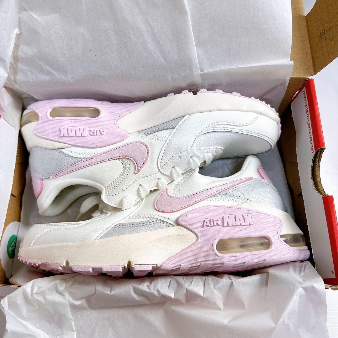 【新品】NIKE エアマックス エクシー ホワイト ピンク 23.5cm