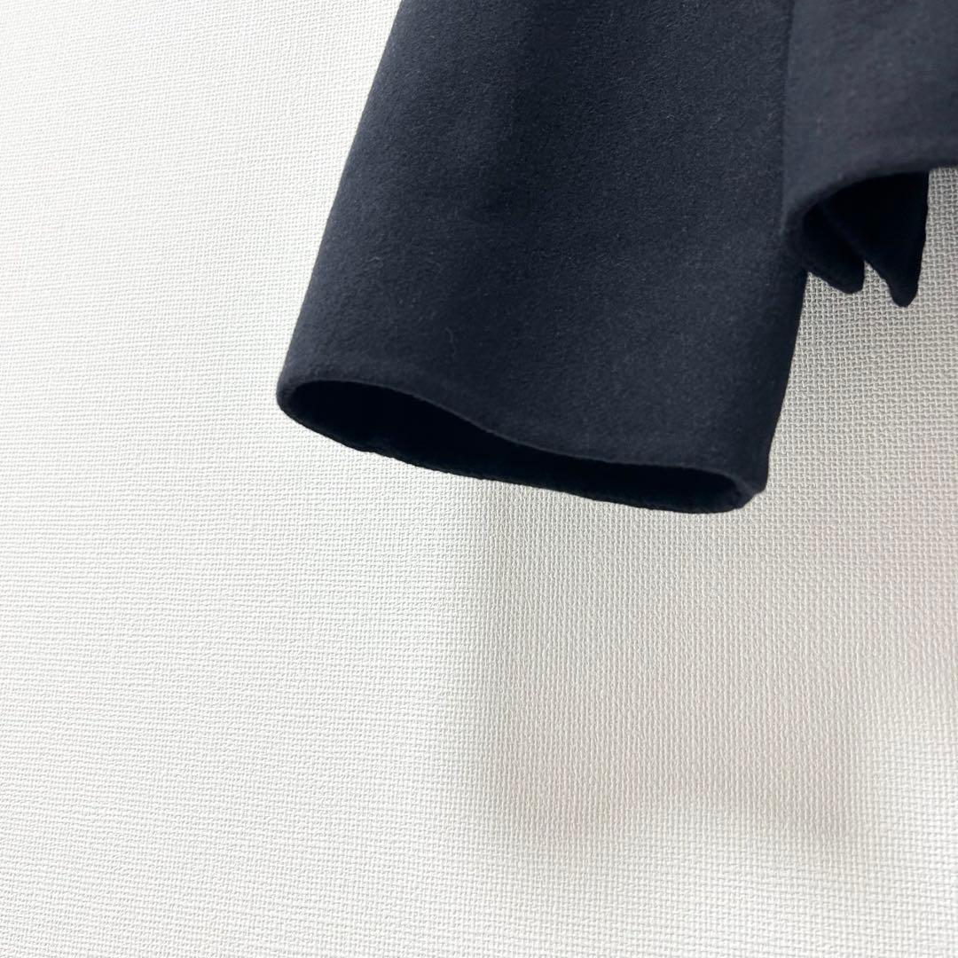 美品✨ADORE ライトリバーケープ付きノーカラージャケット コート