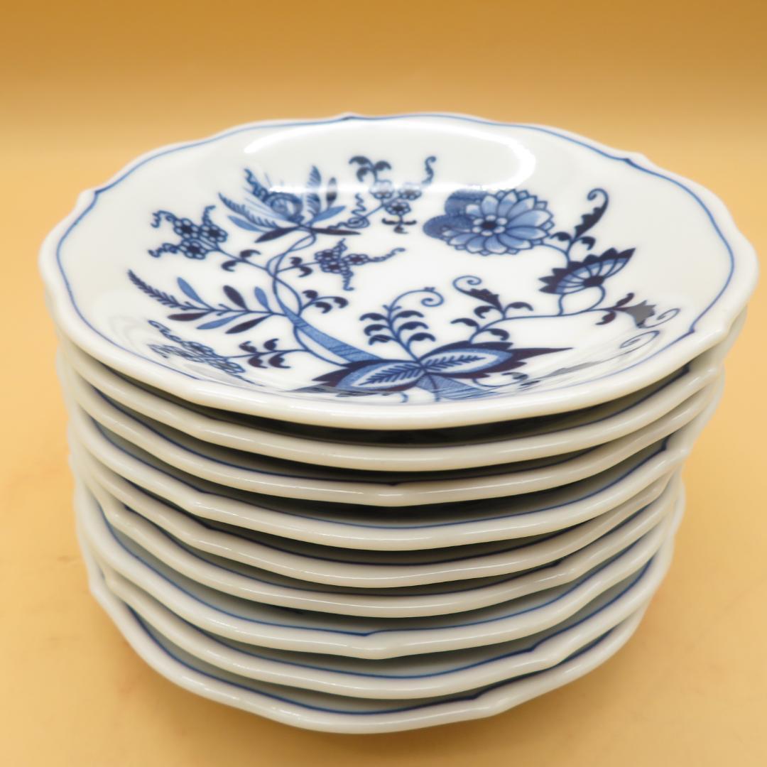 美品　ブルーダニューブ Blue Danube　小皿　９枚