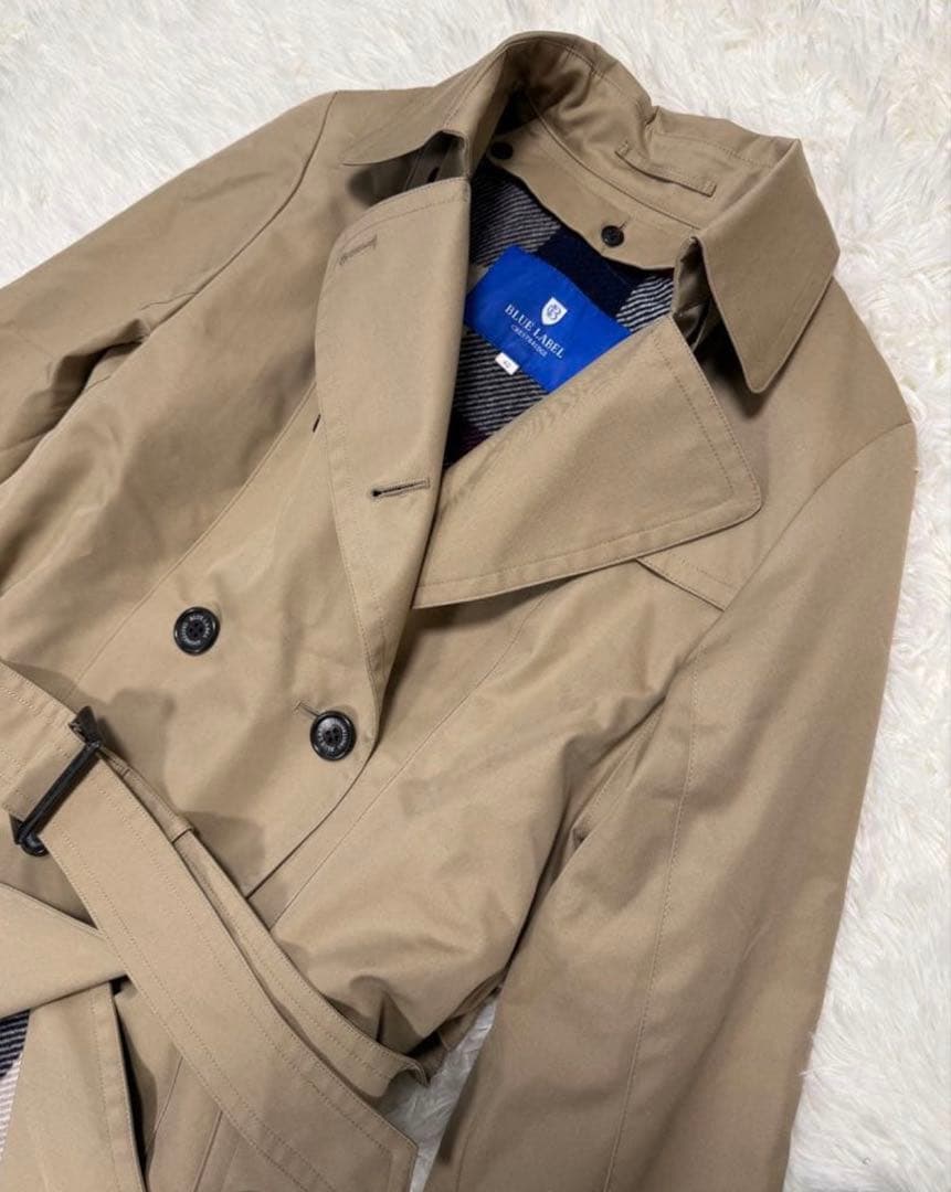 も*も様 新品　タグ付き　ブルーレーベル クレストブリッジ　トレンチコート　チェ
