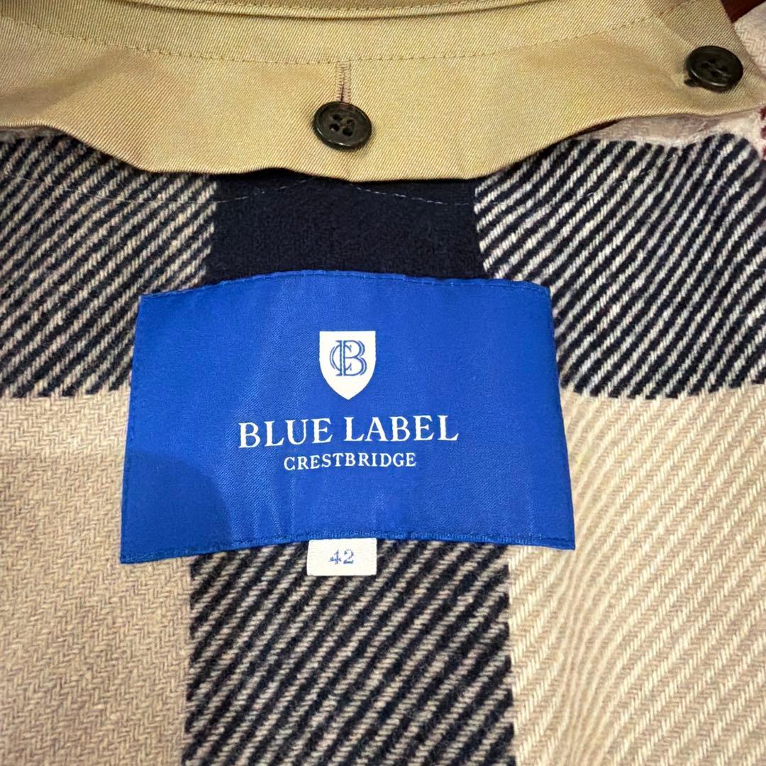 も*も様 新品　タグ付き　ブルーレーベル クレストブリッジ　トレンチコート　チェ