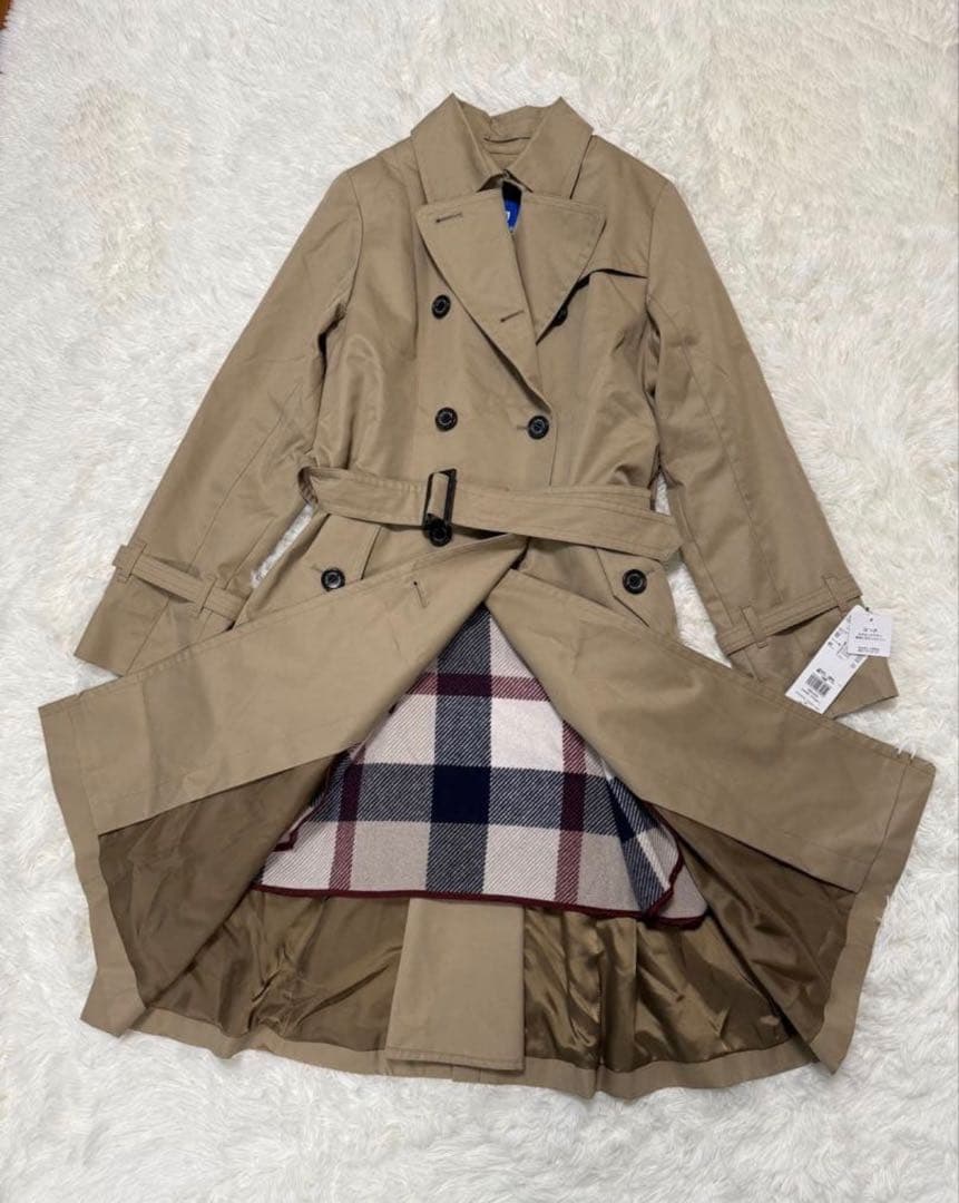も*も様 新品　タグ付き　ブルーレーベル クレストブリッジ　トレンチコート　チェ