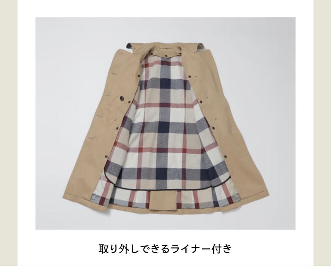 も*も様 新品　タグ付き　ブルーレーベル クレストブリッジ　トレンチコート　チェ