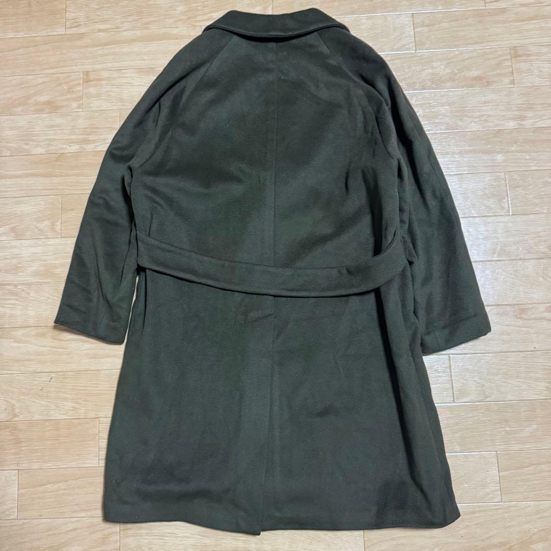 未使用/eleventy PLATINUM ダークグリーン チェスターコート