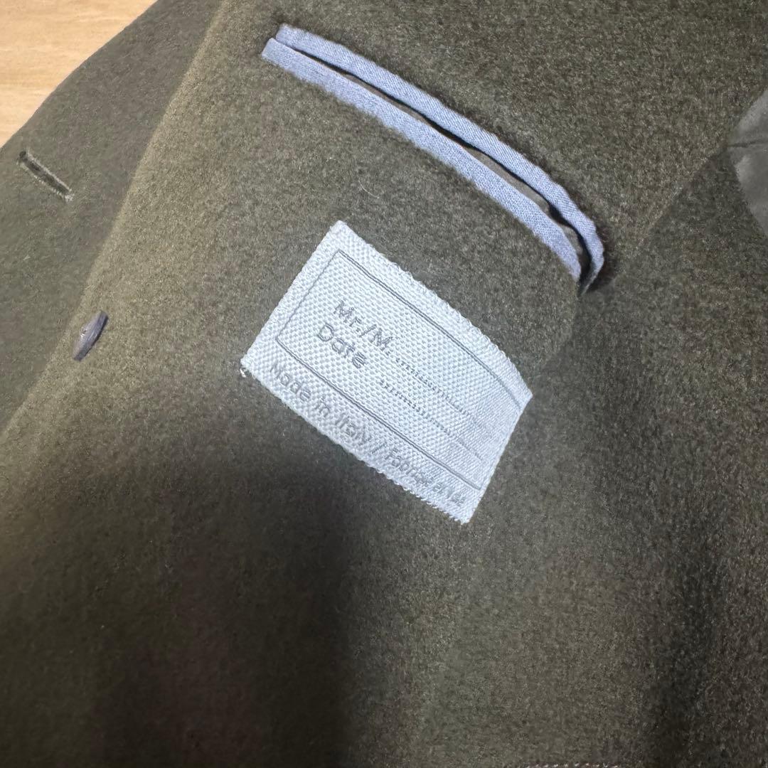 未使用/eleventy PLATINUM ダークグリーン チェスターコート