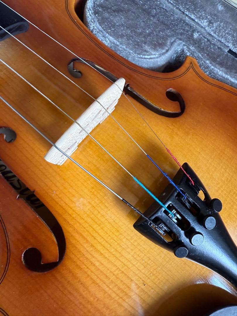★SALE★【未使用品】バイオリン 4/4 セット 付属品完備 弓2本 初心者用