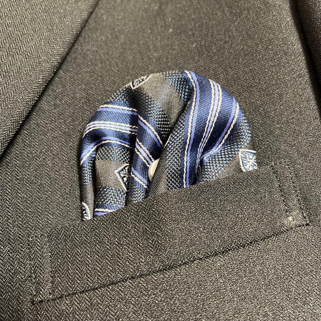 男の子 160E 160 E体 スーツ OLIVER HOUSE 黒