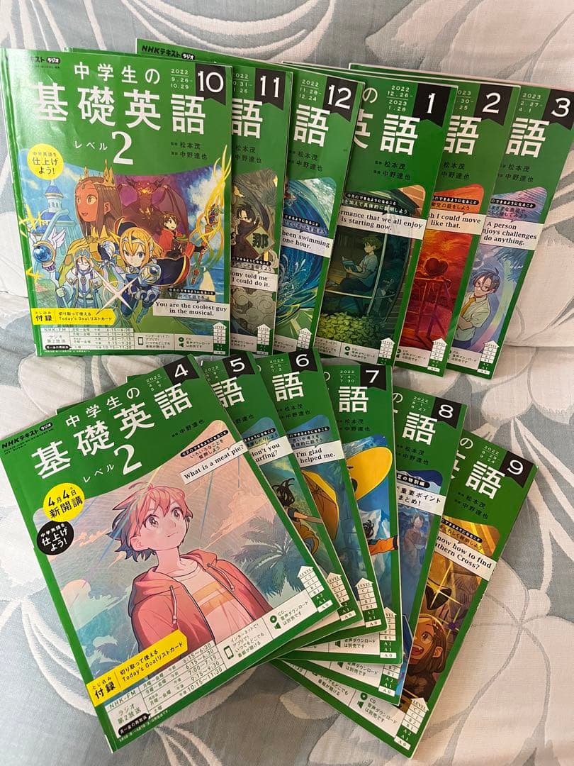NHK CD&テキスト ラジオ中学生の基礎英語　レベル2（2022年度）