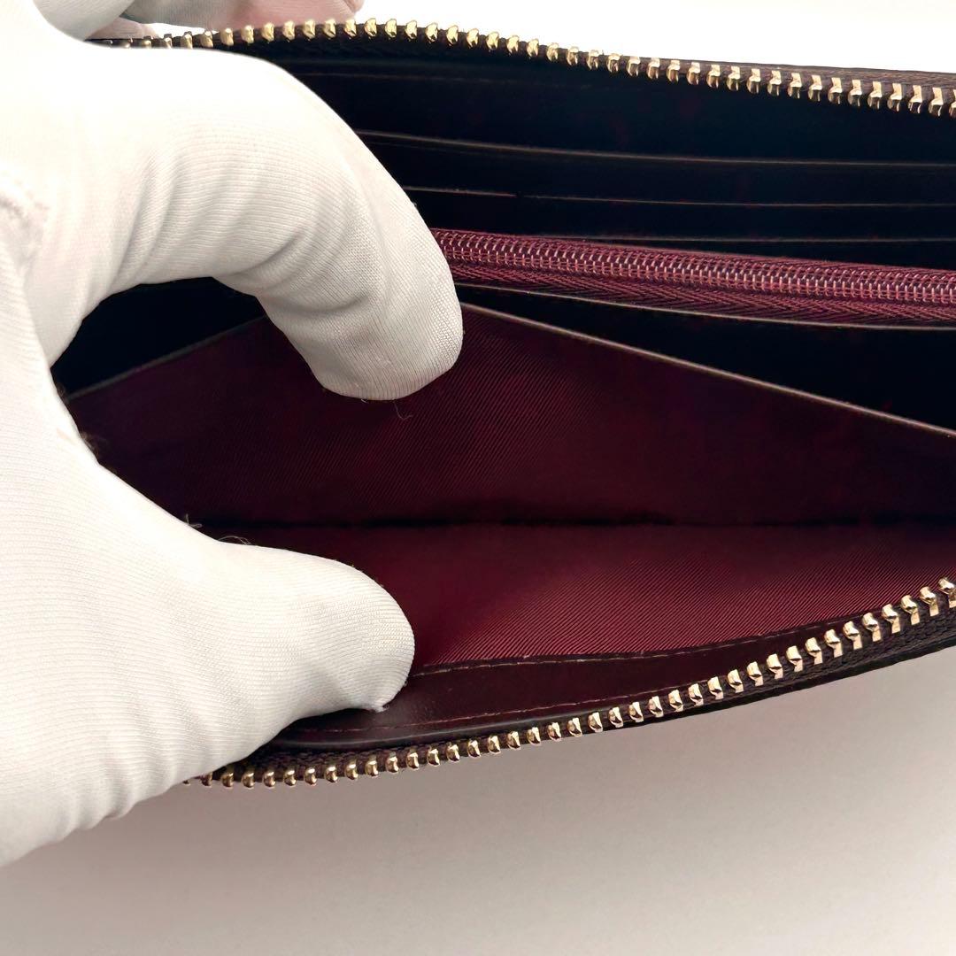 ✨未使用級✨ COACH コーチ 長財布 花柄 シグネチャー PVCレザー 箱付