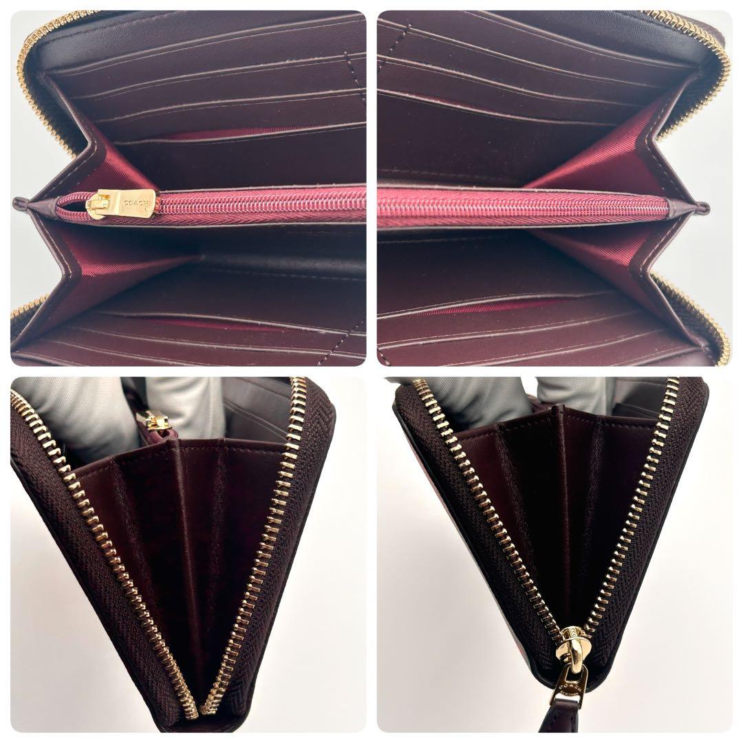 ✨未使用級✨ COACH コーチ 長財布 花柄 シグネチャー PVCレザー 箱付