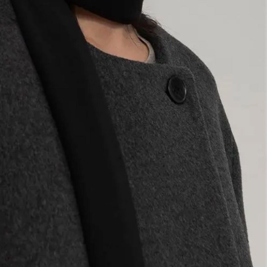 ohotoro　Aries Wool Coat チャコール