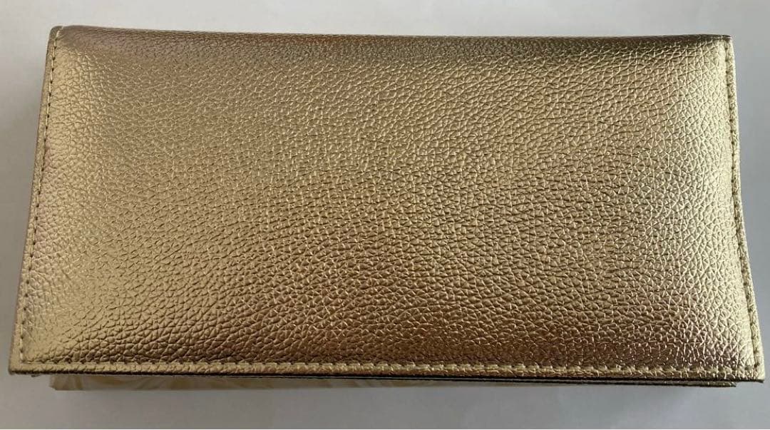 2/9まで‼️期間限定出品‼️大幅値下‼️皇居　長財布　ゴールド　本革　菊の御紋