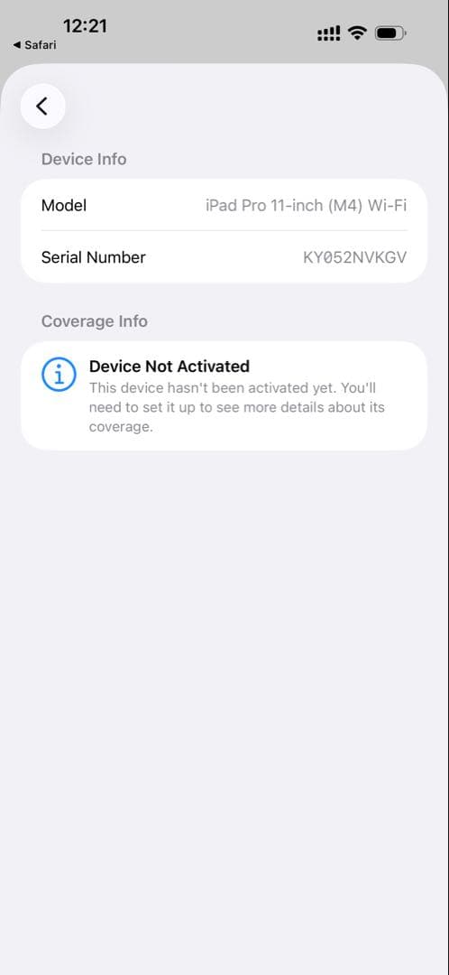 iPad Pro M4 1TB 新品 未開封 AppleCare メモリ16GB