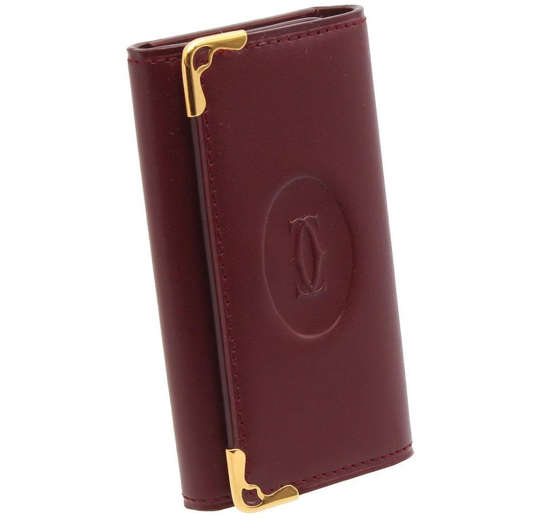 G2474 未使用 カルティエ マスト レザー 4連キーケース