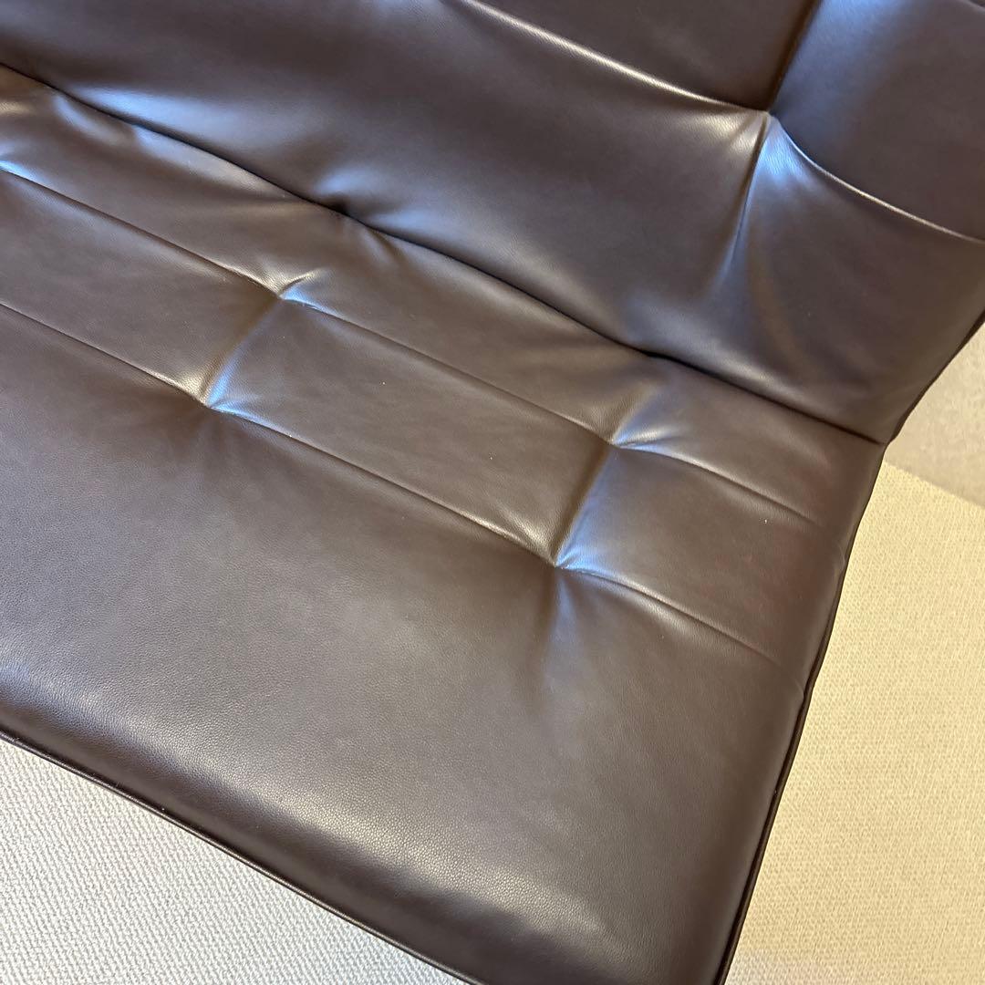 【YTK TBT】ソファー　ソファ　革ソファー　ウォルナット　2人掛け