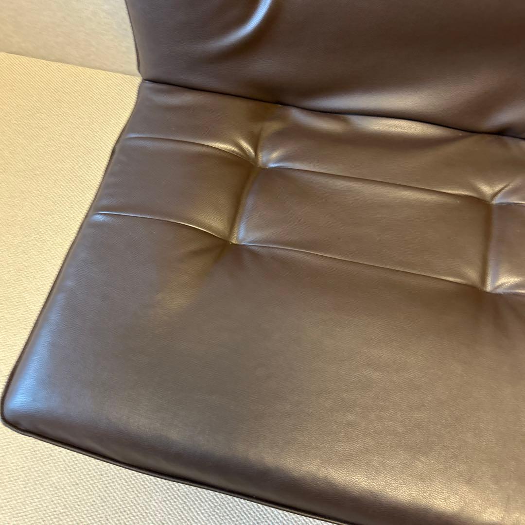 【YTK TBT】ソファー　ソファ　革ソファー　ウォルナット　2人掛け