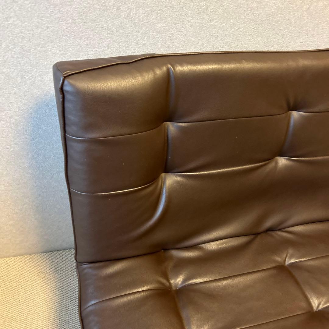 【YTK TBT】ソファー　ソファ　革ソファー　ウォルナット　2人掛け