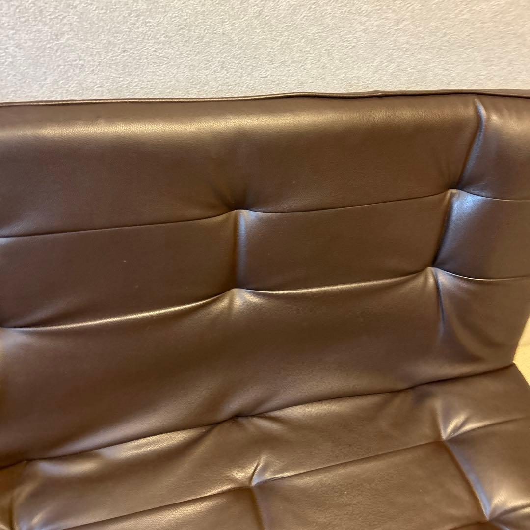 【YTK TBT】ソファー　ソファ　革ソファー　ウォルナット　2人掛け