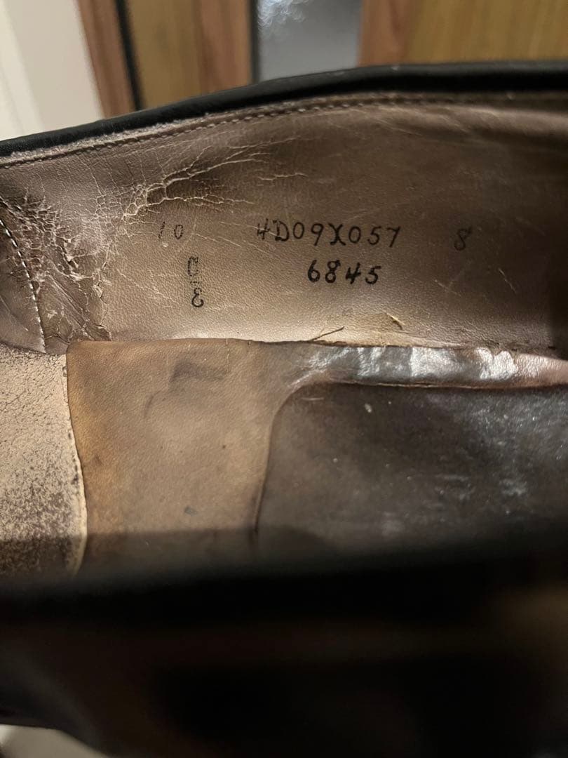 Alden オールデン 6845 フルストラップローファー 10E イタリア製