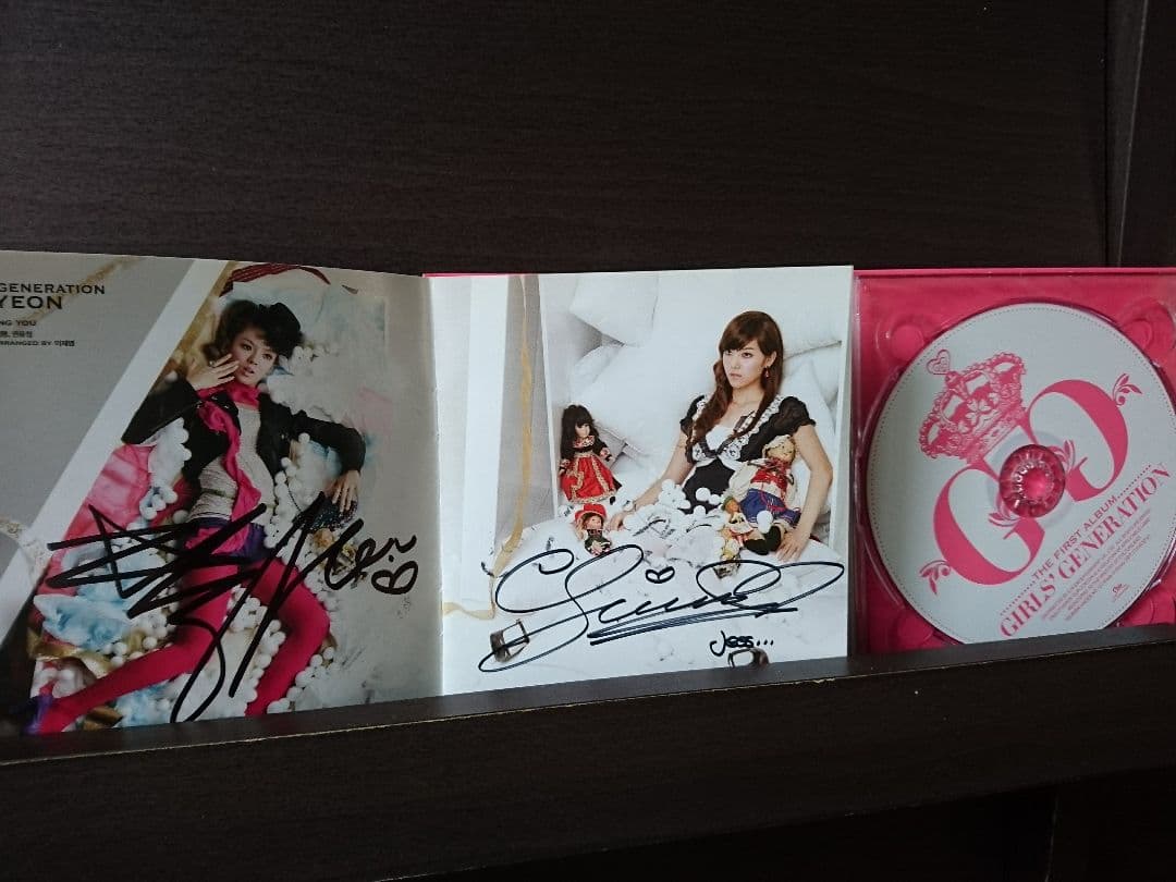 少女時代 直筆サイン CD