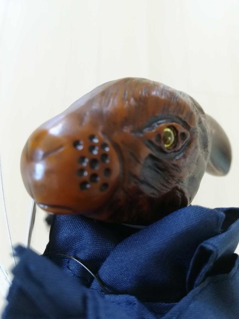 Guy de jean 折り畳み傘 雨/日傘兼用：ウサギ（ベージュフォンセ）