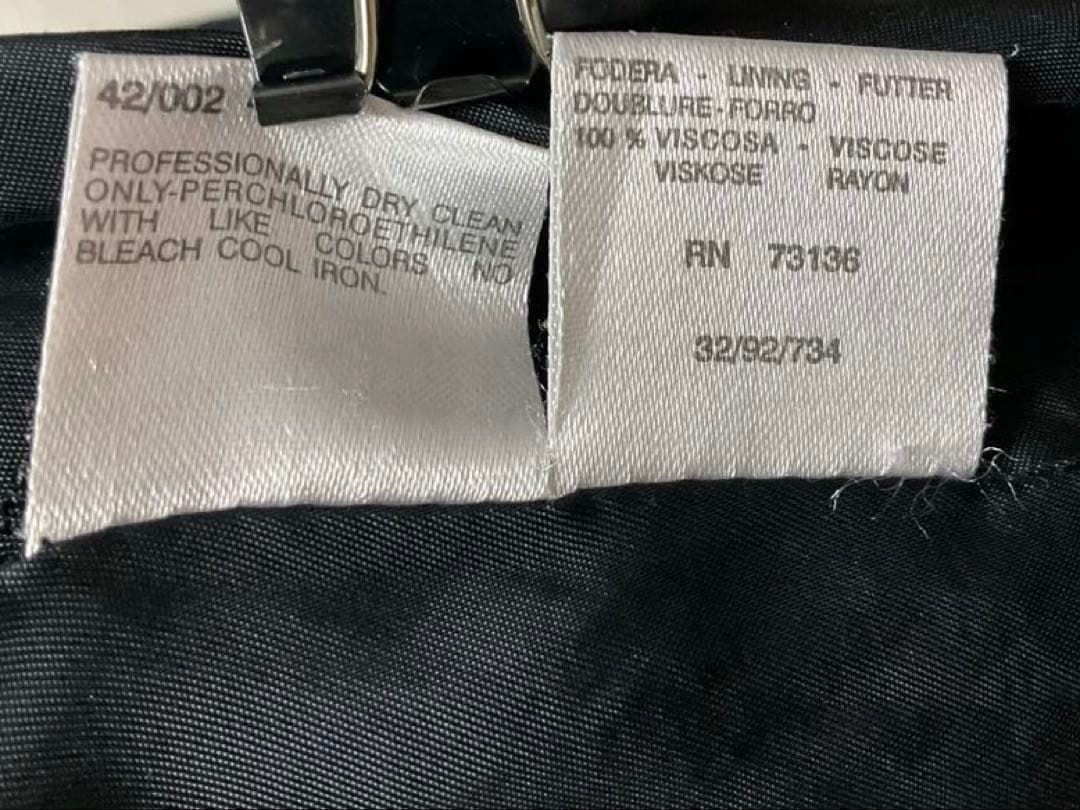 MaxMara 黒 チェスターコート イタリア製　白たタグ