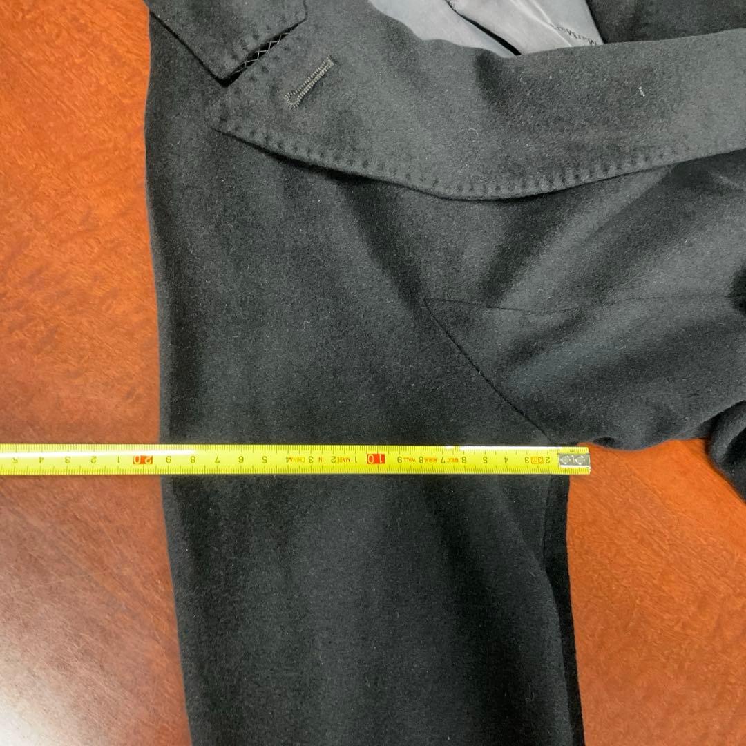 MaxMara 黒 チェスターコート イタリア製　白たタグ