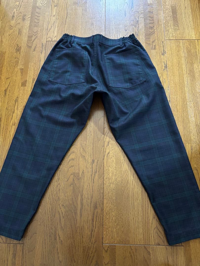 コムデギャルソン　ブラックウォッチ　セレモニーパンツ