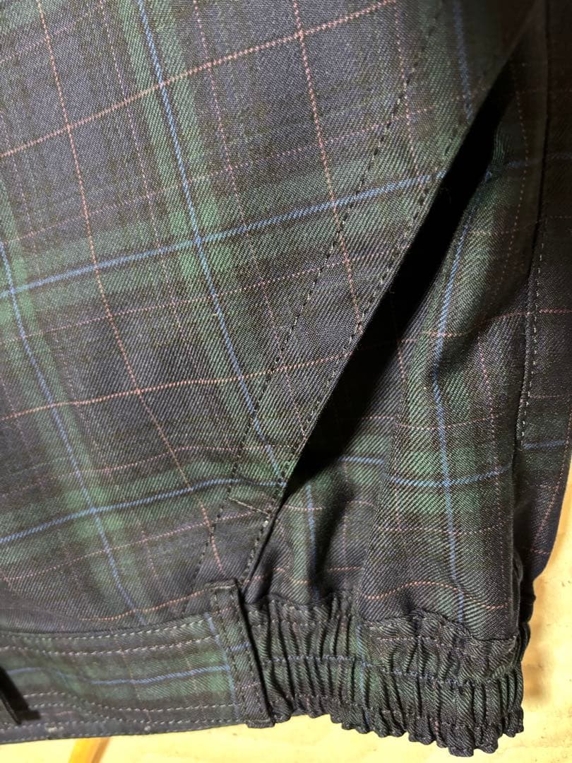 コムデギャルソン　ブラックウォッチ　セレモニーパンツ