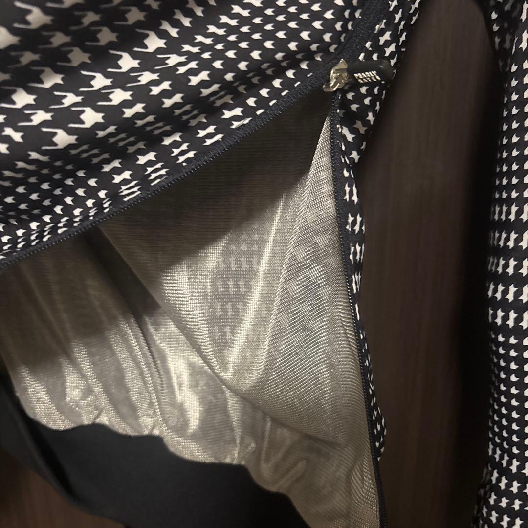 PEARLY GATES 千鳥格子柄セーター　防寒　風避け　セットアップ可能