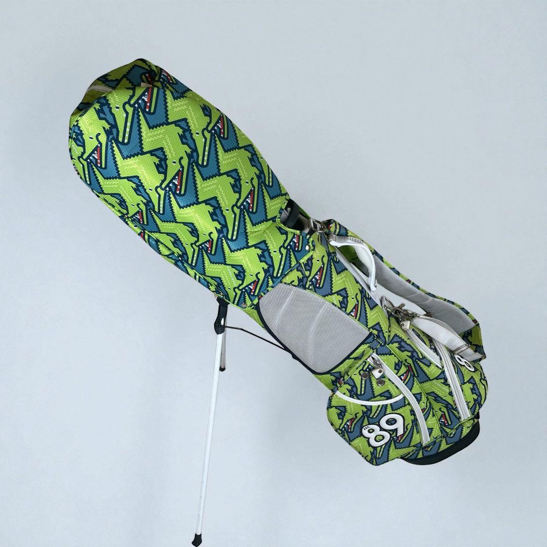 希少　パーリーゲイツ PEARLY GATES ワニ柄 キャディバッグ スタンド