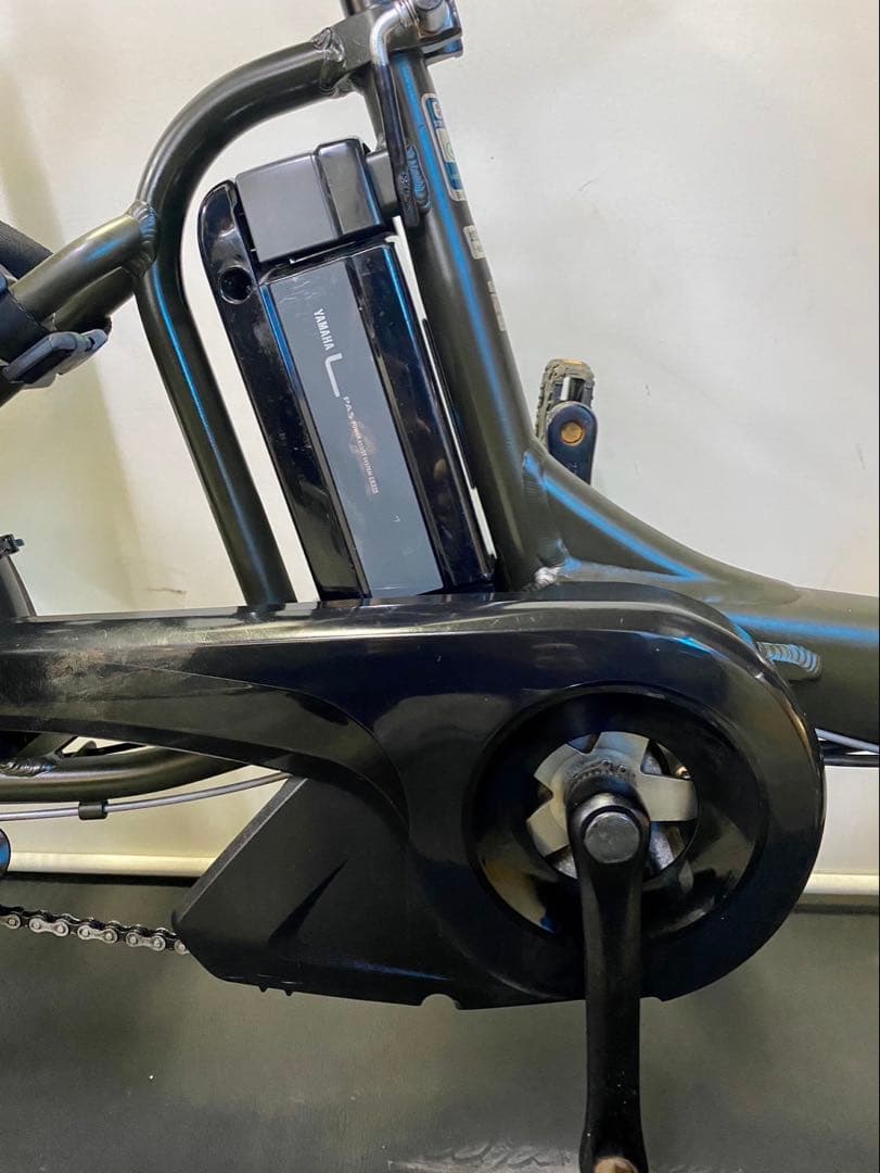 1年保証 ヤマハ　パスキッス　20インチ　カーキ色　子供乗せ　電動アシスト自転車