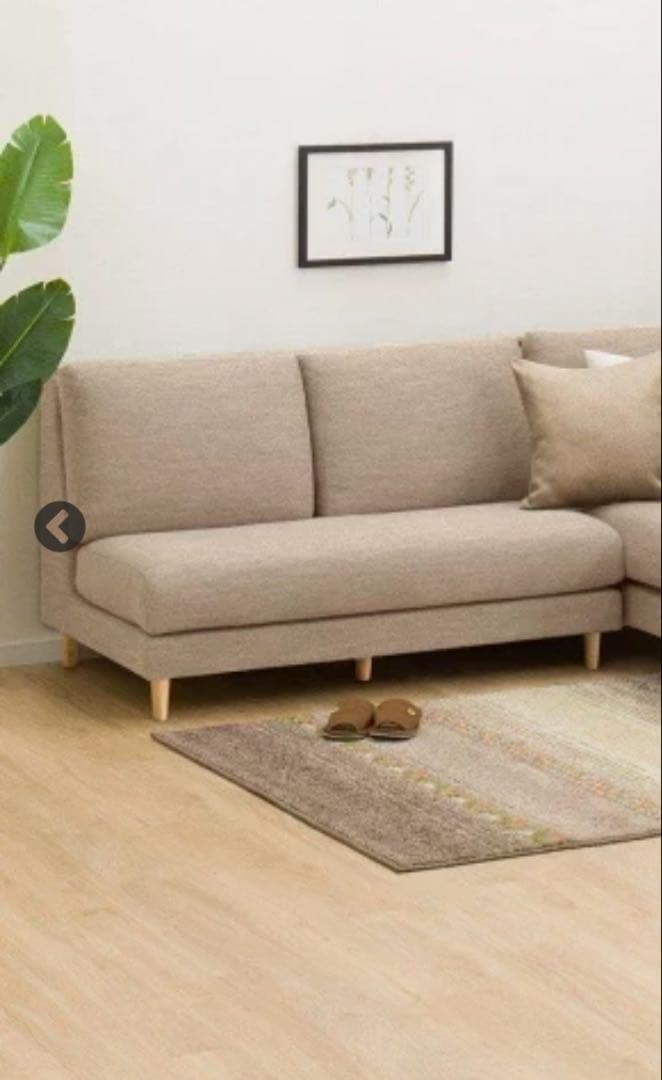 【売り切り】ニトリ リビングダイニングソファLD1(2P LBR/DR-BE)