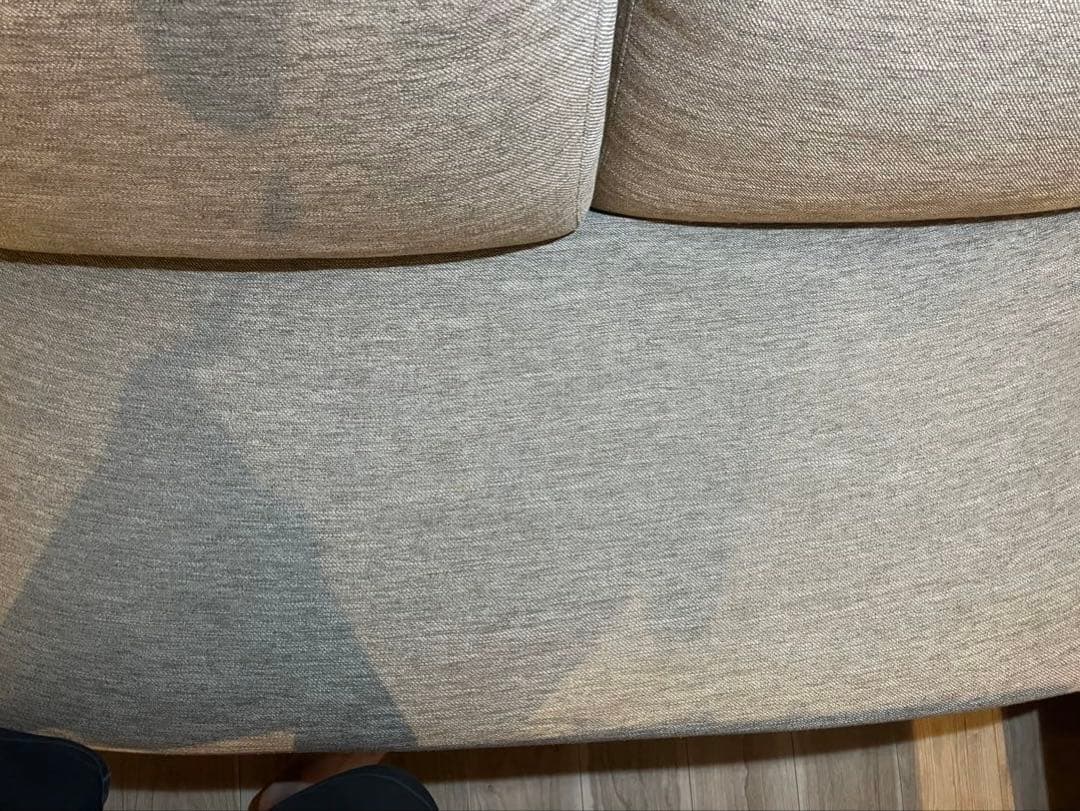 【売り切り】ニトリ リビングダイニングソファLD1(2P LBR/DR-BE)