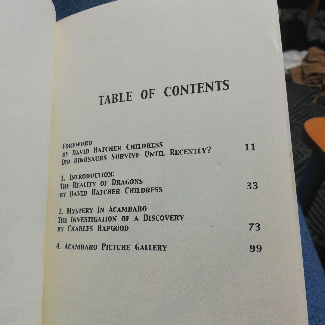 洋書 Mystery In Acambaro by Hapgood