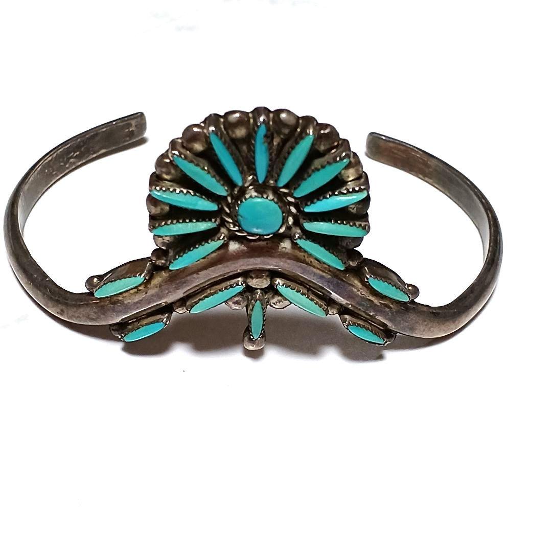 ラストタイガー　インディアンジュエリー　ズニ　バングル