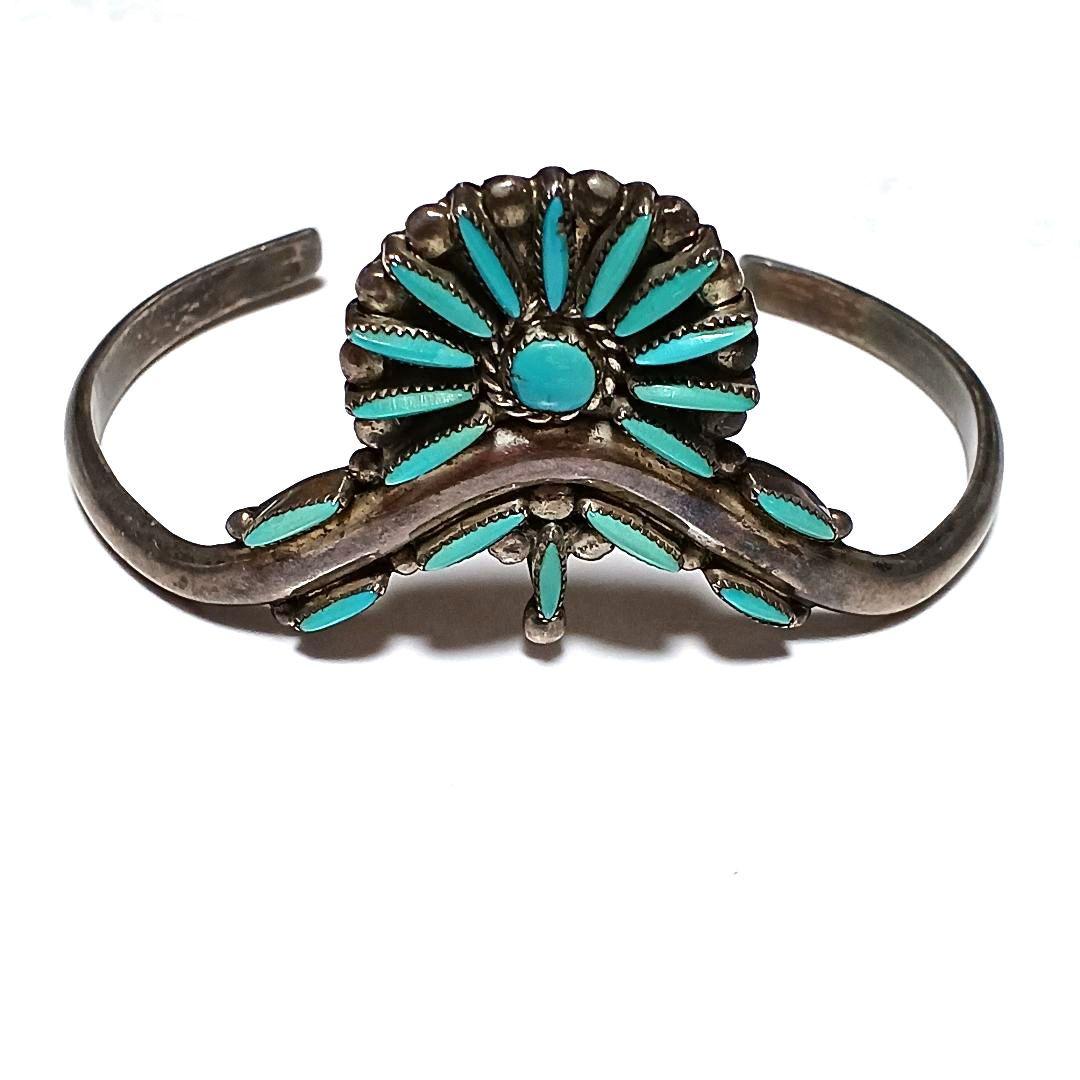 ラストタイガー　インディアンジュエリー　ズニ　バングル