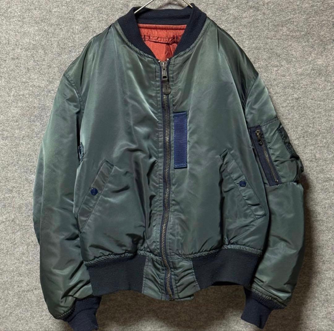 良品 USA製 GREENBRIER MA1 フライトジャケット 80s