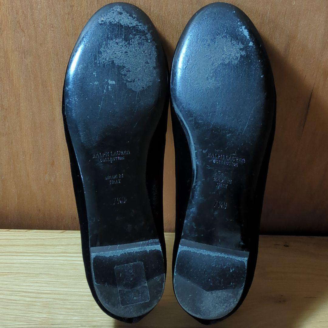 美品★ラルフローレン バレエ　フラットシューズ パンプス 紫