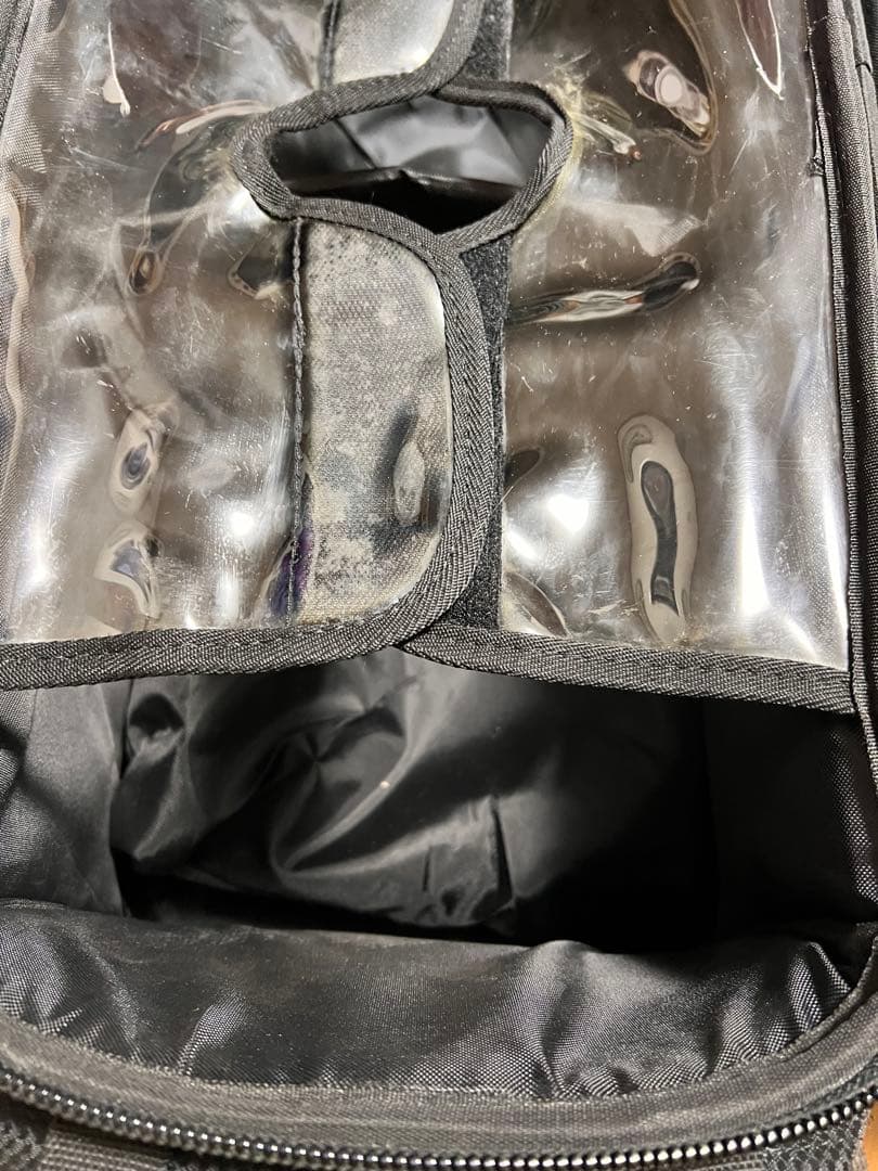 ボウリング用バッグ 赤と黒 dexter デクスター キャスター付き