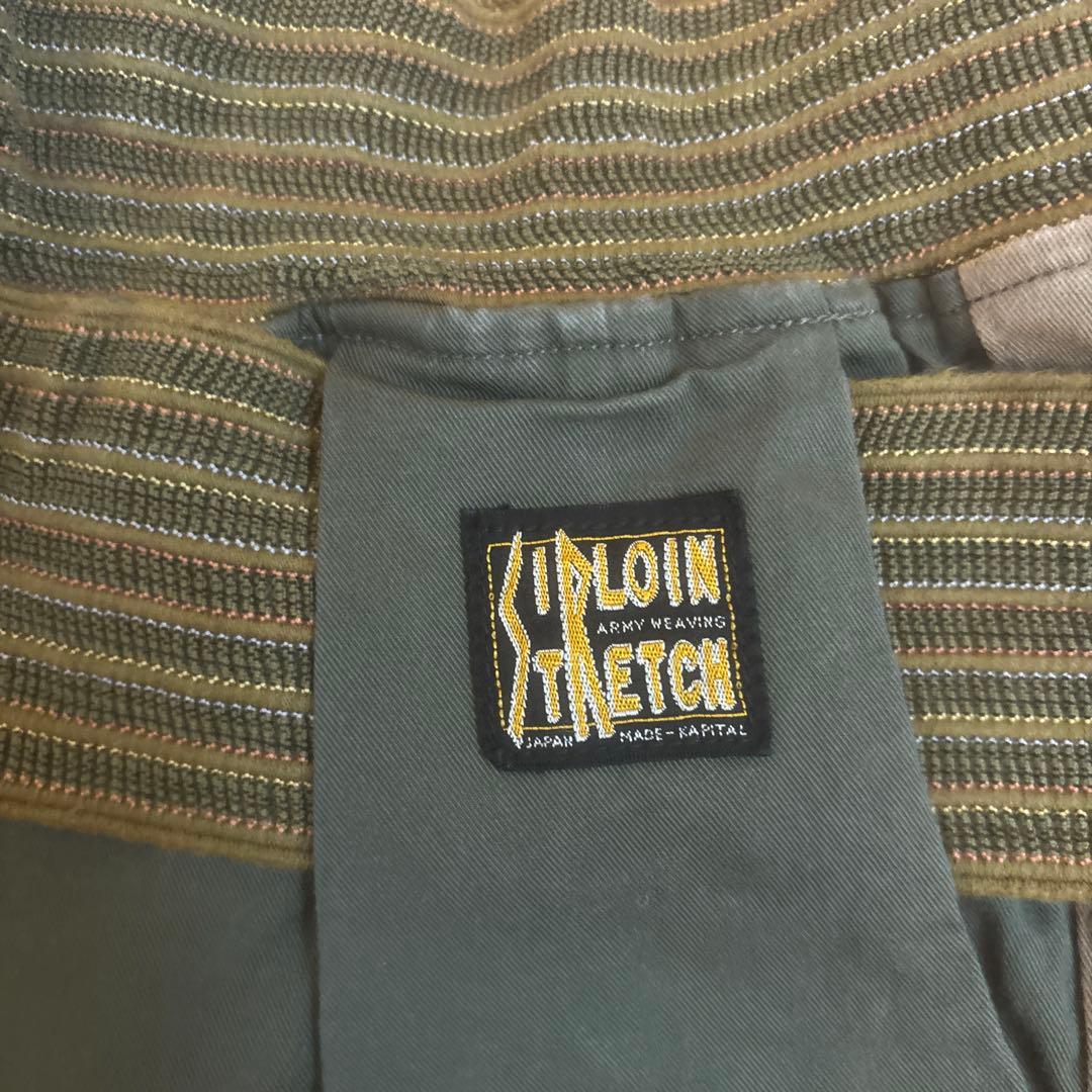 KAPITAL カジュアルパンツ オリーブグリーン