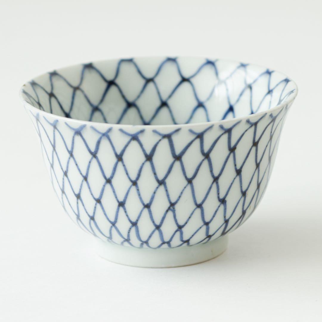 伊万里　古伊万里　江戸　中期　網目　向付　煎茶碗