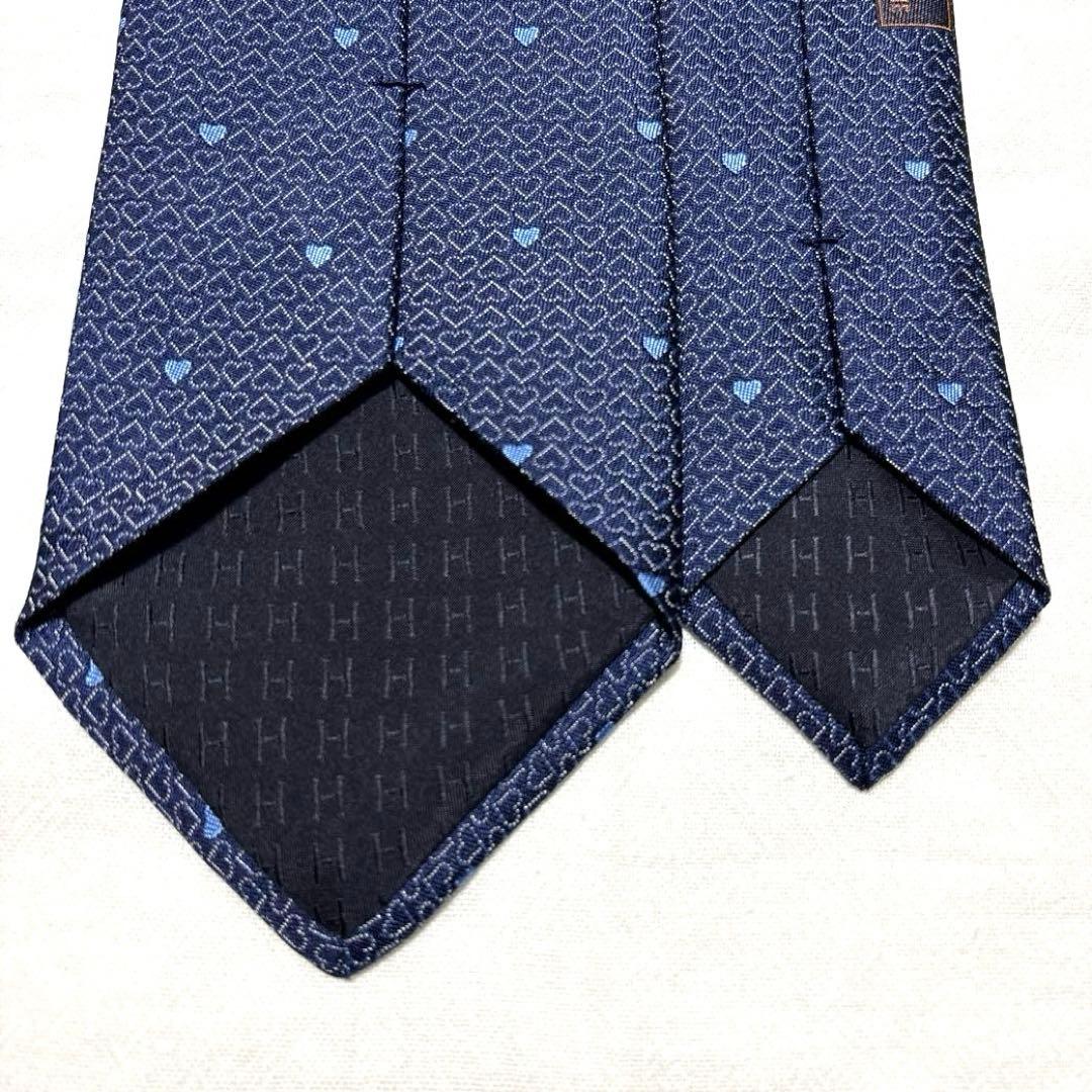 HERMES エルメス　ネクタイ　ハート　ラブ　ダーリン　美品