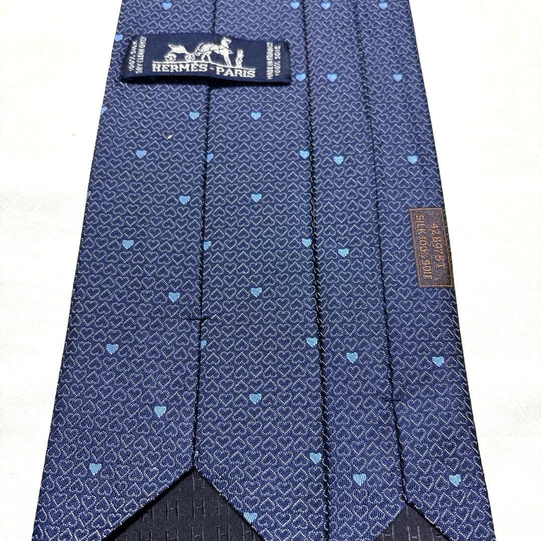 HERMES エルメス　ネクタイ　ハート　ラブ　ダーリン　美品