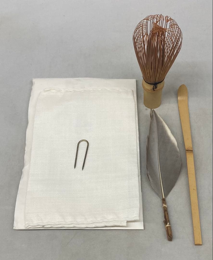 B543b 桑茶箱セット 19点　志野焼　桑木製　茶道具