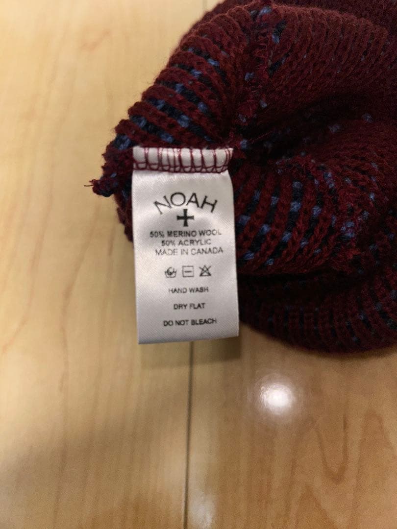 日大タックルNOAH ニット帽 赤