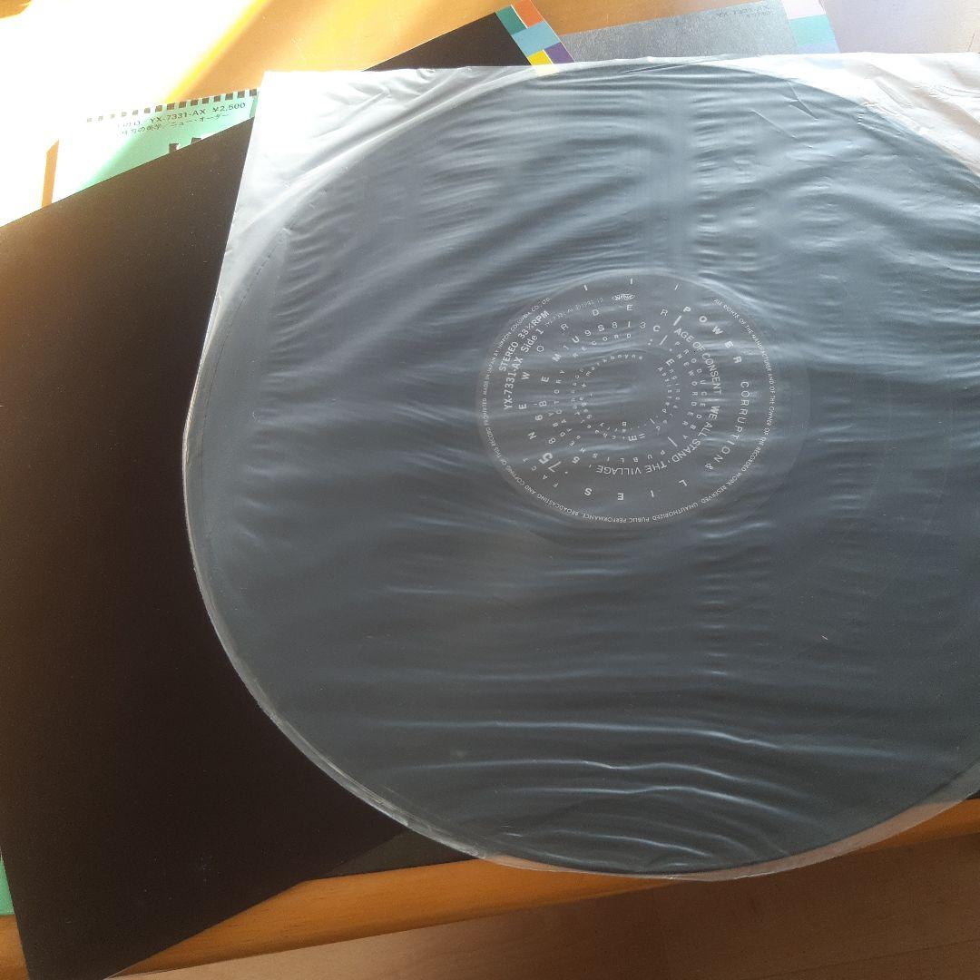 ニュー・オーダー 権力の美学 レコード　new order