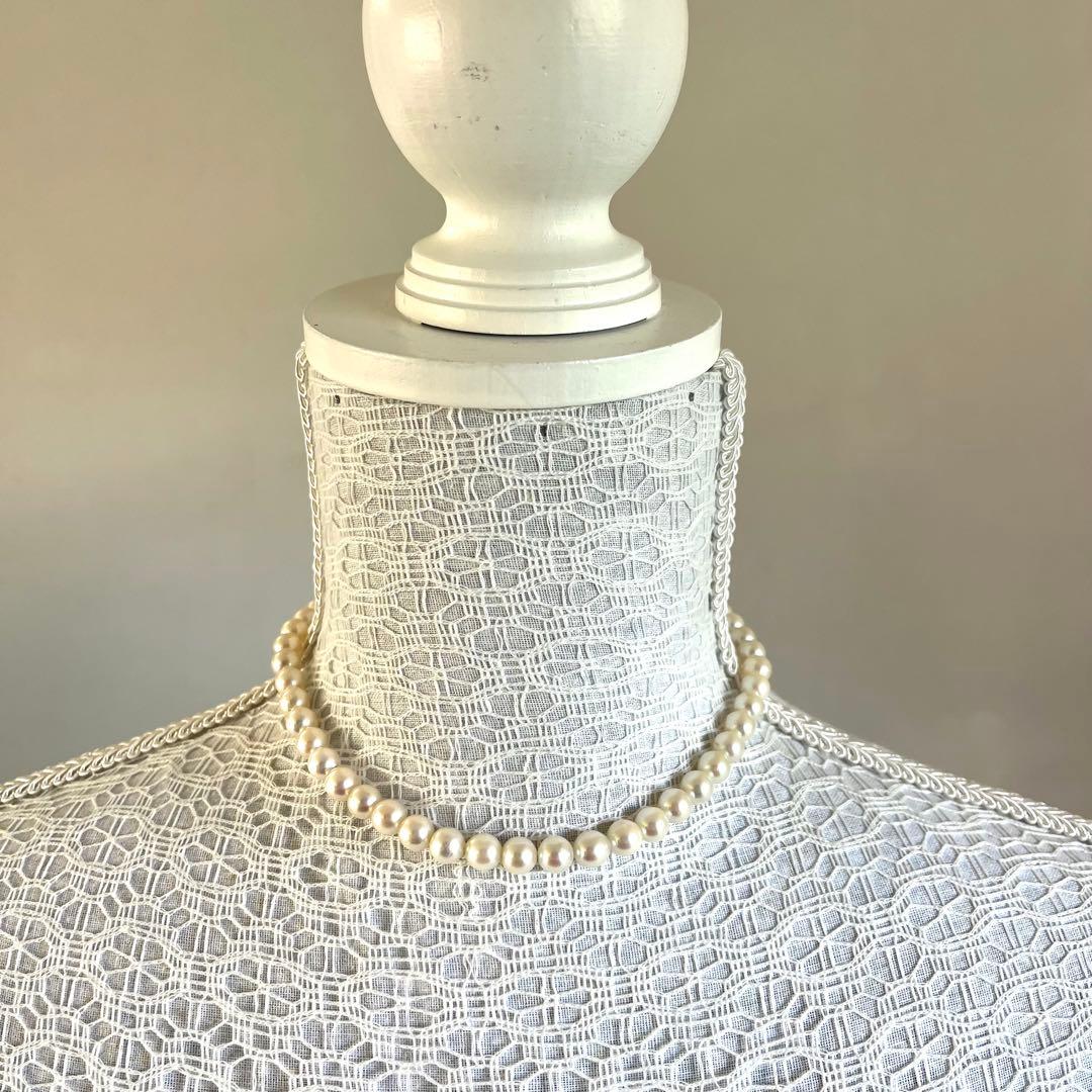 照り強✨鑑別書付き✨オーロラ干渉色✨あこや真珠 7.1mm パールネッレス