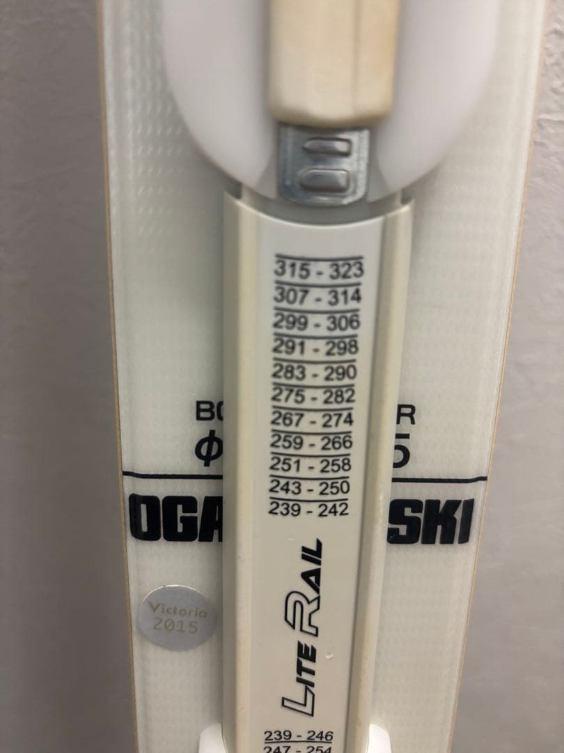 OGASAKA Unity AS-3 150cm スキー板 ビンディング付き