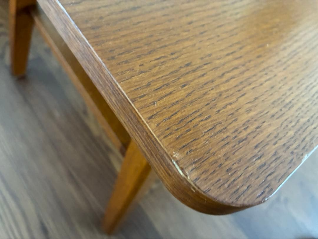 DH TEA TABLE WITH SHELF L ダークブラウン